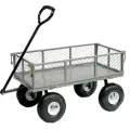 Телега - садовая четырехколесная тележка с грузоподъемностью 200 кг