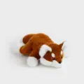Игрушка, 46 см, мягкая, полиэстер, оранжево-белая, Лиса, Forest animals