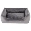 Лежанка для собак и кошек Монморанси Граф, цвет: серый , 90х60 см.