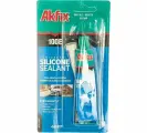 Универсальный силиконовый герметик Akfix 100E белый, 50 мл