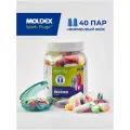Беруши для сна (противошумные вкладыши) Moldex Spark Plugs, 40 пар с кейсом