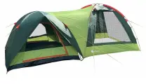 Палатка шатер 2 в 1 Mircamping 1005-4 4 местная с тамбуром