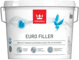 Шпатлевка влагостойкая Tikkurila Euro Filler для стен и потолка, 10 л.