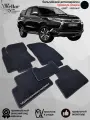 Ворсовые коврики в салон автомобиля Mitsubishi Pajero Sport III Европа /2015-н. в./ коврики автомобильные в машину Митсубиси Паджеро спорт 3