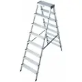Стремянка алюминиевая KRAUSE MONTO DOPPLO 8 ступеней двухсторонняя