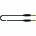 Кабель Quik Lok JUST JJ 6, инструментальный, 6 м, Mono Jack черн /JUST JJ 6