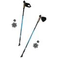 Палки для скандинавской ходьбы телескопические Finpole AP карбоновые синие