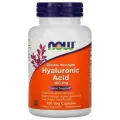 NOW Hyaluronic Acid, Гиалуроновая Кислота с Пролином 100 мг - 120 капсул