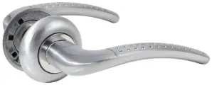 Дверная ручка Edson EDS-10-Z01 без запирания алюминий гальваническое покрытие цвет матовый хром