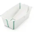 Ванночка с горкой Stokke Flexi Bath Bundle, Tub with Newborn Support White Aqua 531505
