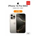 Смартфон Apple iPhone 16 Pro Max 1ТБ, Dual: eSIM + eSIM, Natural Titanium