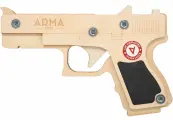 Резинкострел Arma toys пистолет Glock (макет, Compact, ATL001)