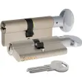 Цилиндровый механизм с вертушкой Kale Kilit 164 SM/62 (26+10+26) mm никель 5 кл.