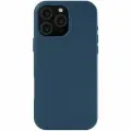 Чехол Ubear для Apple iPhone 16 Pro Max, Capital Case, натуральная кожа, MagSafe, синий