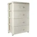 Комод Альтернатива М6838 Флоран, 4 секции, 42,5х56х90,5 см, слоновая кость