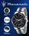 Наручные часы Maserati, черный, серебряный