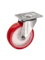 Колесо для тележки поворотное Стелла-техник 6901-150, d 160 мм, г/п 350 кг, нержавеющая сталь