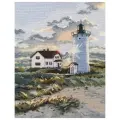 Овен Набор для вышивания Береговой маяк (1174), разноцветный, 26 х 20 см