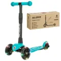 Самокат Slider Stile, трехколесный, складной, с регулировкой руля, зеленый