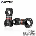 Вынос ZTTO XC 31,8 мм 7 градусов, длина 80мм, black-red