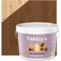Faktura лак-антисептик водорастворимый с натуральным воском и ионами серебра, тик (2,7л)