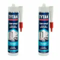 Герметик силиконовый санитарный Tytan Professional белый 280 мл (2 шт.)
