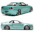Машина Jada 1:24 Brian 2002 Nissan Skyline GT-R GTR R34 BNR34 (бирюзовый)