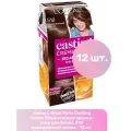 L'Oreal Paris Casting Creme Gloss стойкая краска-уход для волос, 518 карамельный мокко - 12 шт
