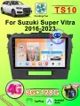 Магнитола для Suzuki Super Vitara 2016-2023, Автомагнитола для Сузуки Витара ,4G Android 8+128GB 2din Мультимедиа Bluetooth FM WIFI Автомобильный