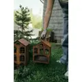 Садовые фигурки для сада и огорода Домик-Кормушка для птиц