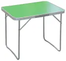 Стол туристический складной, походный, металл, прямоугольный, 70х50х60 см, столешница МДФ, зеленый, Green Days
