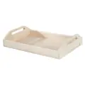 Поднос Доляна Под роспись 2542612 бежевый, 1 шт.