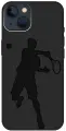 Силиконовый чехол на Apple iPhone 13 / Эпл Айфон 13 с рисунком Tennis Soft Touch черный