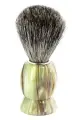 Помазок для бритья Mondial, пластик, ворс барсука, рукоять - цвет оникса