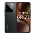 Realme Смартфон realme GT 7T 5G NFC, MediaTek Dimensity 8400-MAX, AMOLED-дисплей, 7000mAh 120 Вт, IP69, камера OIS 50МП, игровой телефон, Глобальная версия 12/256 ГБ, черный матовый