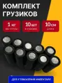 Утяжелители, комплект грузиков 10 шт. по 1 кг для жилетов ONHILLSPORT для жилетов RUNNER
