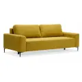 Диван-кровать прямой Вебер размер: 250х105х90 см, еврокнижка, Ладья, спальное место:200х150см, Ultra Mustard