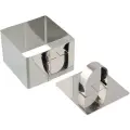 Форма металлическая S-CHIEF SHF-0050 Форма для салатов, гарнира и десерта 1 шт № 02 квадрат 8.2*8.2 см