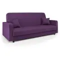 Диван-книжка Мелодия 140х190 см, прямой, раскладной, фиолетовый