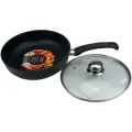 Сковорода глубокая с крышкой Panairo Lordom, литой алюминий, 28 см