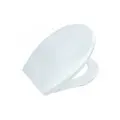 Сиденье для унитаза VIRPlast Виктория 512, для унитазов-компактов, пластик, белый мрамор