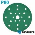 Абразивный круг P80 Betacord Malahit D150 мм 21 отверстие (50 шт.)