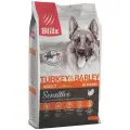 BLITZ SENSITIVE ADULT ALL BREEDS TURKEY & BARLEY для взрослых собак всех пород с индейкой и ячменем (2 кг)