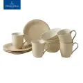 Набор посуды из 12-ти предметов Color Loop Sand, like. by Villeroy & Boch, Премиум-Фарфор