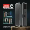 Умный дверной замок Lenovo X5S GRAY биометрический, врезной, электронный, с видеодомофоном , с экраном, TUYA