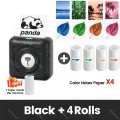 Термопринтер Peripage A6, Black add 4Rolls