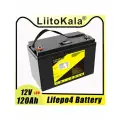 12,8 В 120 Ач Аккумулятор LifePo4 12 В Пере LCD