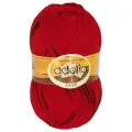 Пряжа ADELIA JAKE 75% шерсть, 25% нейлон 100 г 400 м №12 красный/черный