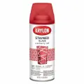 Лак с эффектом витража Krylon Stained Glass, красный, 326 гр