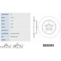 Диск тормозной задний SANGSIN SD5303 для а/м FOCUS III 11-, C-MAX 10-, 271х11 мм.